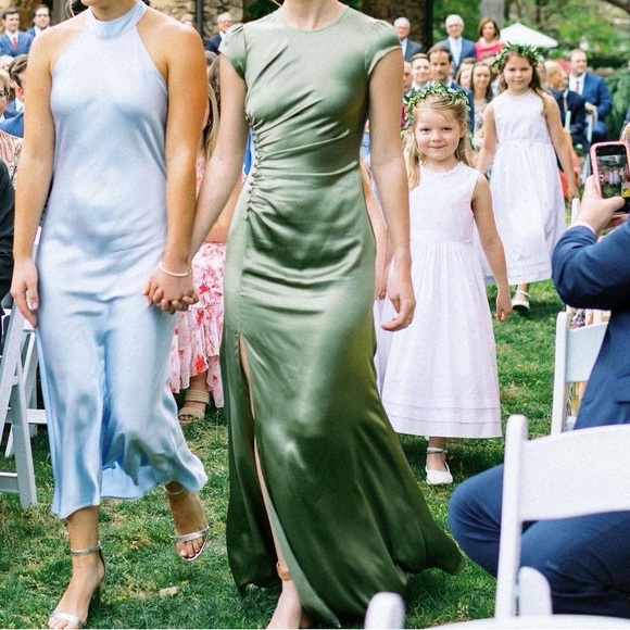 Reformation Green Maxi Dress - Picture 2 of 2